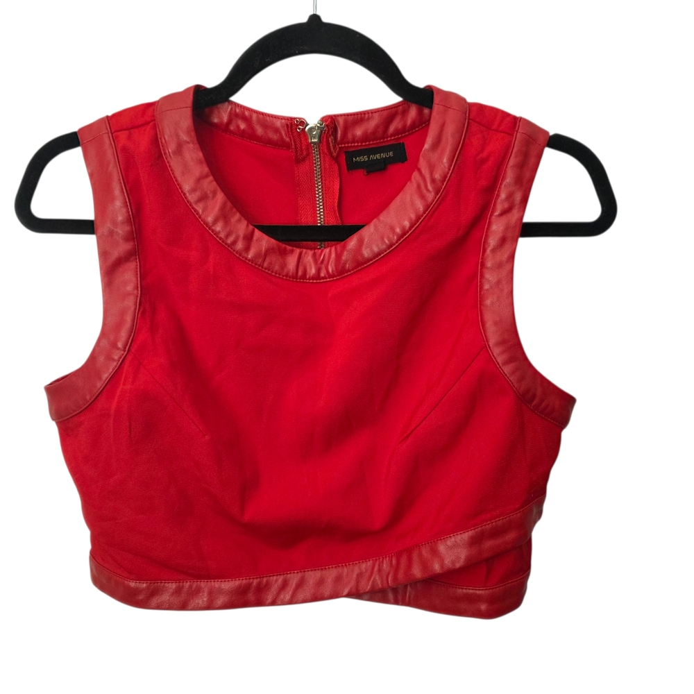 Miss Avenue Red Tank Top